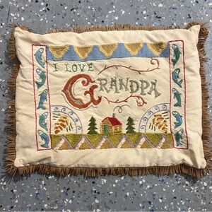 Catstudio Hand Embroidered Pillow pair